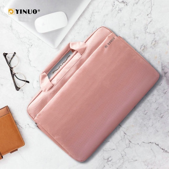 YINUO Blush pink Laptop Bag-NWOT - Picture 1 of 9